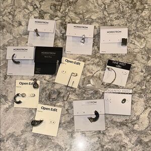 ✨ Bundle of 13 Single Silver Earrings - Brand New, Never Worn